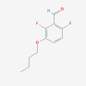 molecular formula C11H12F2O2 B1447020 3-Butoxy-2,6-difluorobenzaldehyde CAS No. 1706461-13-3