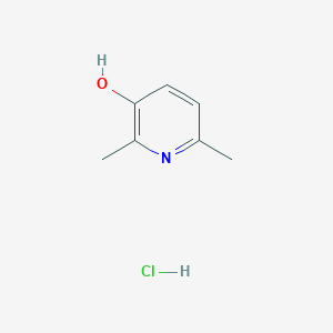 molecular formula C7H10ClNO B14470336 2,6-Dimethylpyridin-3-ol;hydrochloride CAS No. 71595-24-9