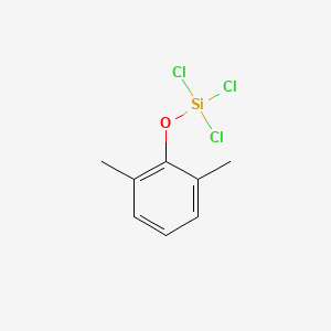 molecular formula C8H9Cl3OSi B14470350 Trichloro(2,6-dimethylphenoxy)silane CAS No. 65133-98-4