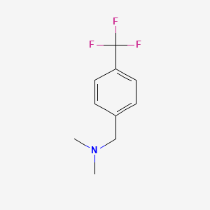 molecular formula C10H12F3N B14470386 Benzenemethanamine, N,N-dimethyl-4-(trifluoromethyl)- CAS No. 71740-33-5