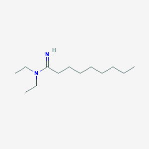 molecular formula C13H28N2 B14470402 N,N-Diethylnonanimidamide CAS No. 66042-23-7