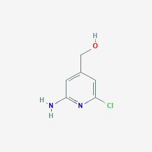 molecular formula C6H7ClN2O B1447041 (2-Amino-6-chloropyridin-4-yl)methanol CAS No. 1334294-36-8