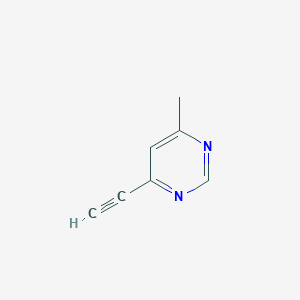 molecular formula C7H6N2 B1447042 4-Ethynyl-6-methylpyrimidine CAS No. 1378261-12-1