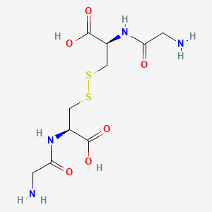 molecular formula C10H18N4O6S2 B1447044 (H-Gly-Cys-OH)2 CAS No. 26798-52-7
