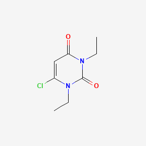 molecular formula C8H11ClN2O2 B14470519 6-Chloro-1,3-diethylpyrimidine-2,4-dione CAS No. 65150-41-6