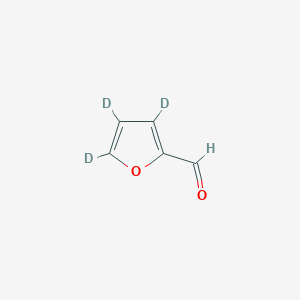 molecular formula C5H4O2 B1447058 Furfural-3,4,5-D3 CAS No. 53599-40-9