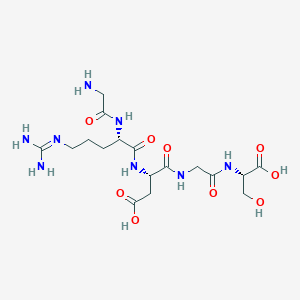molecular formula C17H30N8O9 B1447060 H-Gly-Arg-Asp-Gly-Ser-OH CAS No. 99131-38-1