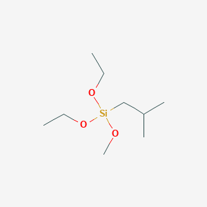 molecular formula C9H22O3Si B14470600 Silane, diethoxymethoxy(2-methylpropyl)- CAS No. 70776-21-5