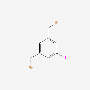 molecular formula C8H7Br2I B1447073 1,3-Bis(bromomethyl)-5-iodobenzene CAS No. 107164-93-2