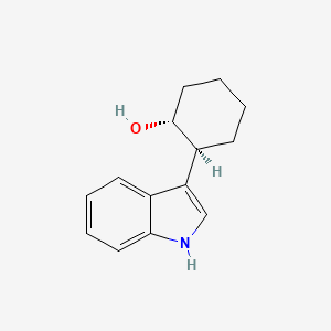 molecular formula C14H17NO B14470791 (1R,2S)-2-(1H-Indol-3-yl)cyclohexan-1-ol CAS No. 68221-98-7