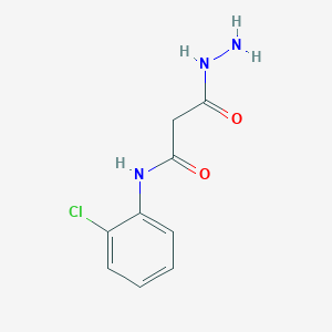 molecular formula C9H10ClN3O2 B14470800 N-(2-chlorophenyl)-3-hydrazinyl-3-oxopropanamide CAS No. 70793-56-5