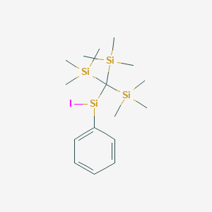 molecular formula C16H32ISi4 B14470866 CID 12553108 