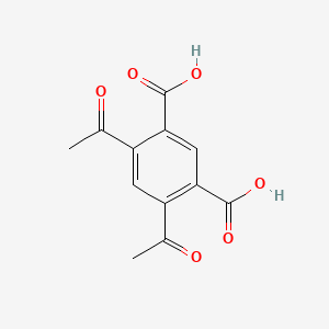 molecular formula C12H10O6 B14471009 4,6-Diacetylbenzene-1,3-dicarboxylic acid CAS No. 67897-33-0