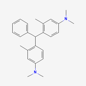molecular formula C25H30N2 B14471029 4,4'-(Phenylmethylene)bis(N,N,3-trimethylaniline) CAS No. 69183-96-6