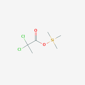 molecular formula C6H12Cl2O2Si B14471111 Trimethylsilyl 2,2-dichloropropanoate CAS No. 72406-98-5