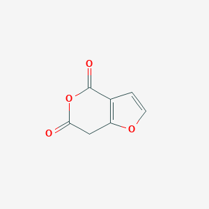 molecular formula C7H4O4 B1447122 4H,6H,7H-furo[3,2-c]pyran-4,6-dione CAS No. 1620989-26-5