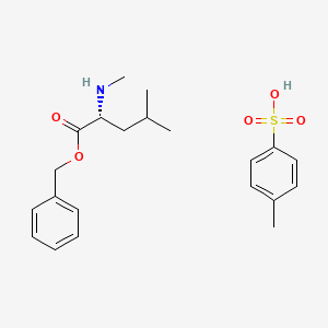molecular formula C21H29NO5S B1447124 H-N-Me-D-Leu-OBzl.TosOH CAS No. 1208162-98-4