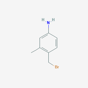 molecular formula C8H10BrN B1447132 4-Amino-2-methylbenzyl bromide CAS No. 1261795-06-5