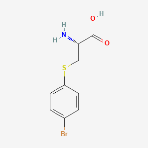 molecular formula C9H10BrNO2S B14471338 S-(4-Bromophenyl)-L-cysteine CAS No. 68724-10-7