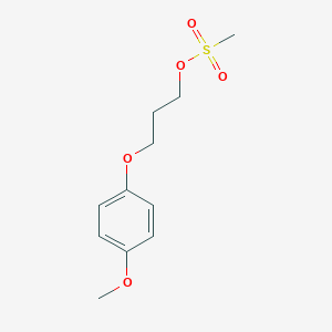 molecular formula C11H16O5S B144714 3-(4-Methoxyphenoxy)propyl methanesulfonate CAS No. 125714-79-6