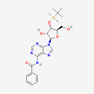 molecular formula C23H31N5O5Si B14471421 N-Benzoyl-3'-O-[tert-butyl(dimethyl)silyl]adenosine CAS No. 69504-08-1
