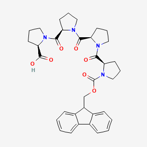 molecular formula C35H40N4O7 B1447150 Fmoc-D-Pro-D-Pro-D-Pro-D-Pro-OH CAS No. 1926163-34-9