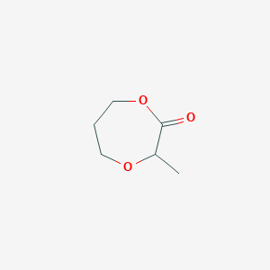 molecular formula C6H10O3 B14471531 3-Methyl-1,4-dioxepan-2-one CAS No. 65565-07-3