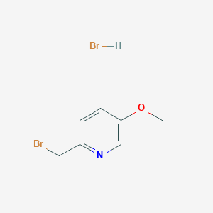 molecular formula C7H9Br2NO B1447155 2-(Bromomethyl)-5-methoxypyridine hydrobromide CAS No. 2007919-27-7