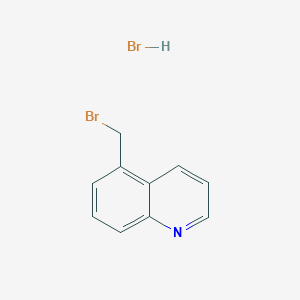 molecular formula C10H9Br2N B1447156 5-(Bromomethyl)quinoline hydrobromide CAS No. 1562194-63-1