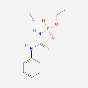 molecular formula C11H17N2O3PS B14471683 Diethyl N-(phenylcarbamothioyl)phosphoramidate CAS No. 65088-78-0