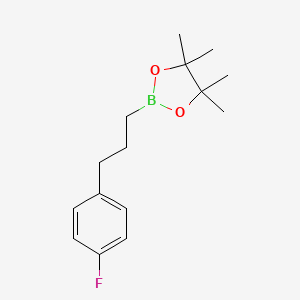 B1447174 3-(4-Fluorophenyl)propylboronic acid pinacol ester CAS No. 1570510-53-0
