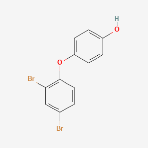 molecular formula C12H8Br2O2 B14471749 4-(2,4-Dibromophenoxy)phenol CAS No. 65696-64-2
