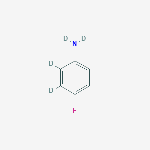 molecular formula C6H6FN B1447178 4-Fluoroaniline-2,3,5,6-d4 CAS No. 1093659-81-4