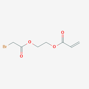 molecular formula C7H9BrO4 B14471808 2-[(Bromoacetyl)oxy]ethyl prop-2-enoate CAS No. 65387-25-9