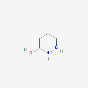 molecular formula C4H10N2O B14471809 Hexahydropyridazin-3-ol CAS No. 71687-90-6