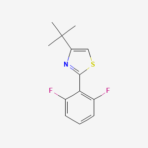 4-Tert-butyl-2-(2,6-difluorophenyl)-1,3-thiazole