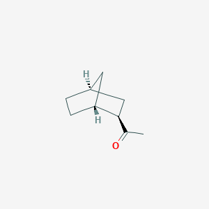 molecular formula C9H14O B144719 Ethanone, 1-bicyclo[2.2.1]hept-2-yl-, (1R-exo)-(9CI) CAS No. 130404-11-4