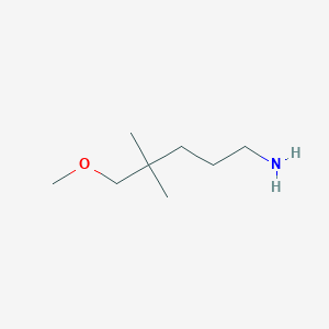 5-Methoxy-4,4-dimethylpentan-1-amine
