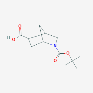2-[(Tert-butoxy)carbonyl]-2-azabicyclo[2.2.1]heptane-5-carboxylic acid