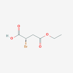 (2S)-2-bromo-4-ethoxy-4-oxobutanoic acid