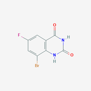 molecular formula C8H4BrFN2O2 B1447206 8-溴-6-氟喹唑啉-2,4(1H,3H)-二酮 CAS No. 864292-19-3