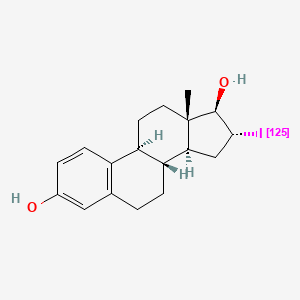 molecular formula C18H23IO2 B14472067 16alpha-(125I)Iodoestradiol CAS No. 71765-93-0