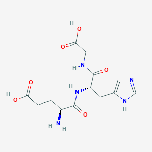 molecular formula C13H19N5O6 B1447207 H-Glu-His-Gly-OH CAS No. 80251-23-6