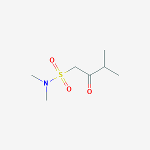 molecular formula C7H15NO3S B1447217 N,N,3-三甲基-2-氧代丁烷-1-磺酰胺 CAS No. 1803583-44-9