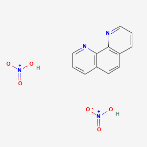 molecular formula C12H10N4O6 B14472256 Nitric acid;1,10-phenanthroline CAS No. 66338-34-9