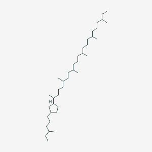 molecular formula C40H80 B14472327 1-(4-Methylhexyl)-3-(6,9,13,17,21-pentamethyltricosan-2-YL)cyclopentane CAS No. 65271-87-6