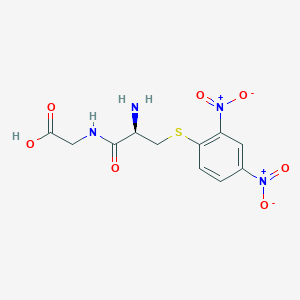 molecular formula C11H12N4O7S B14472344 S-(2,4-Dinitrophenyl)-L-cysteinylglycine CAS No. 69220-95-7