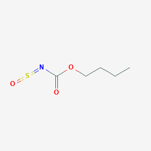 molecular formula C5H9NO3S B14472356 Butyl (oxo-lambda~4~-sulfanylidene)carbamate CAS No. 67868-27-3