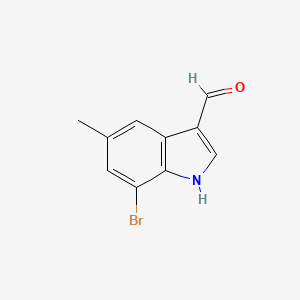 7-Bromo-5-methyl-1H-indole-3-carbaldehyde