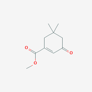 molecular formula C10H14O3 B14472412 Methyl 5,5-dimethyl-3-oxocyclohex-1-ene-1-carboxylate CAS No. 65115-72-2